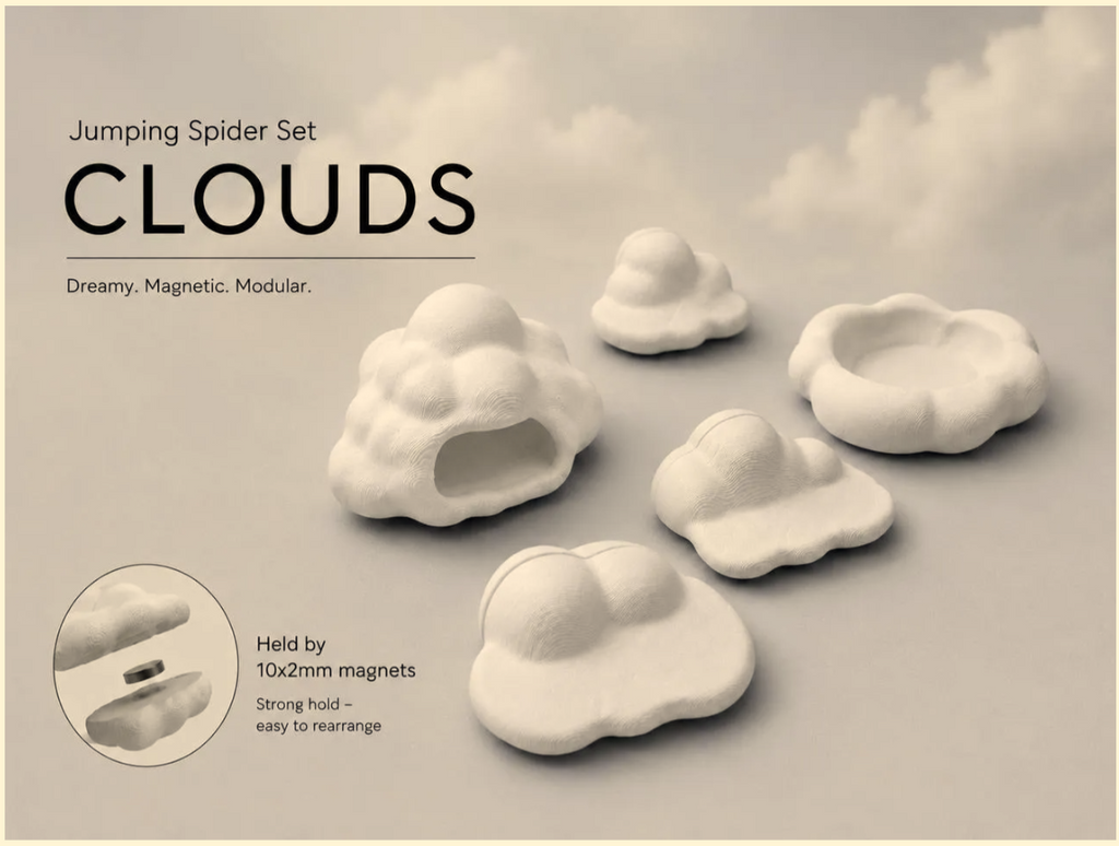 Clouds- Jumping Spider 5pc. Set