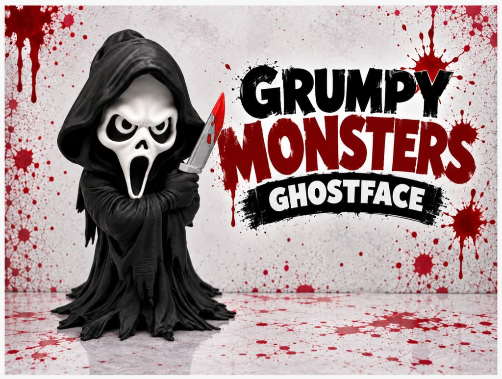 Grumpy Monsters Ghostface 5.5 inch collectible figure